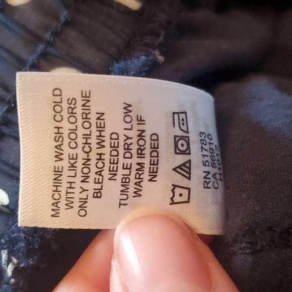 Maurices Navy Blue Polka Dot Skirt - Picture 4 of 4